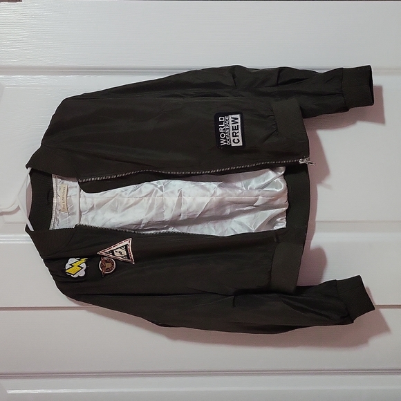 Patch work bomber jacket - Picture 8 of 8